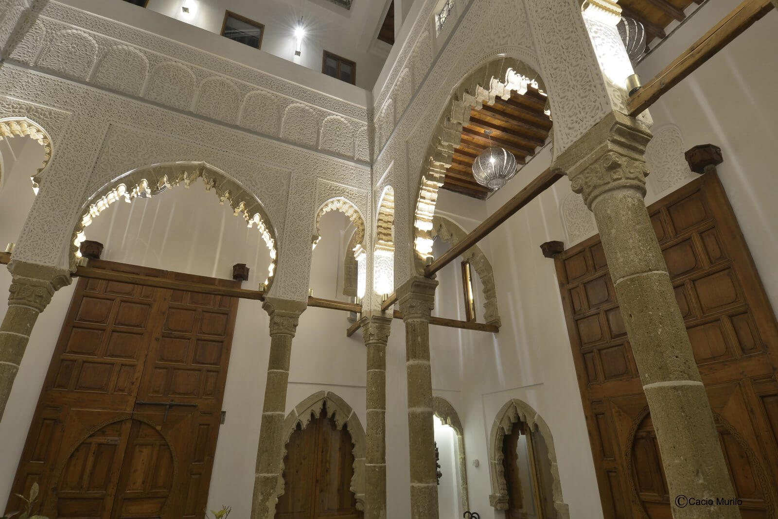 Riad-Villa-Blanche-Patio-Soiree