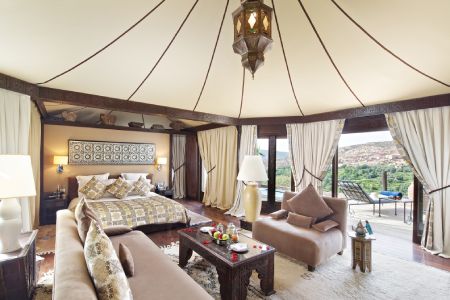 Kasbah Tamadot Berber Tent with hot tub