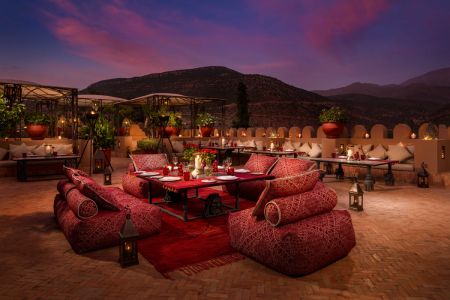 Kasbah Tamadot Roof Terrace private dining